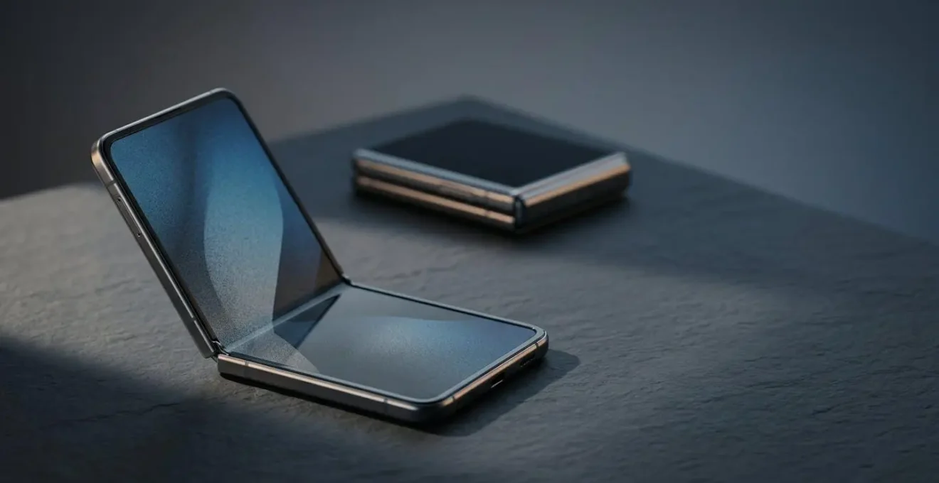 Évolution des formats de smartphones avec écrans pliables dans un environnement technologique moderne