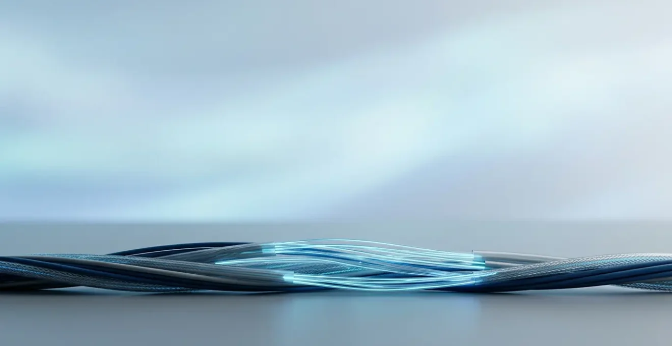 Concept de streaming vidéo haute définition sur fibre optique en France