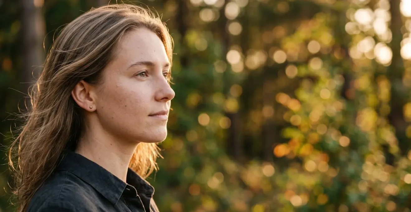 Démonstration visuelle de l'effet bokeh généré par intelligence artificielle sur un portrait photographique