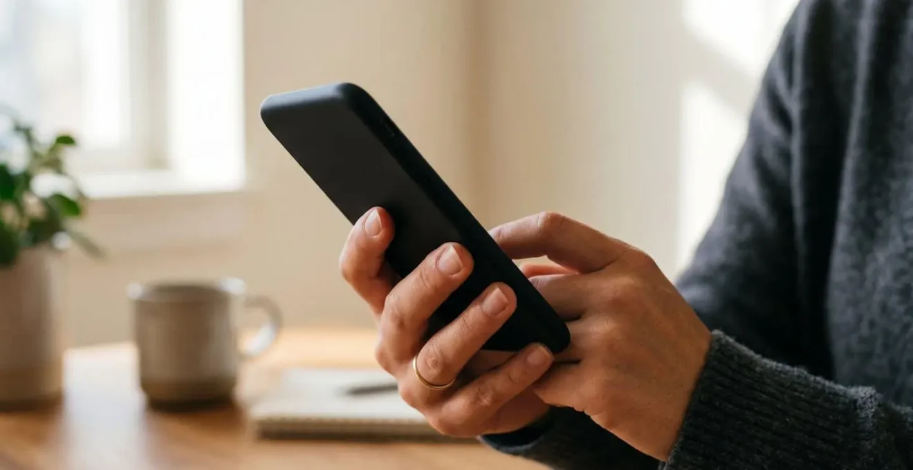 Smartphone moderne illustrant la sécurité et la protection mobile